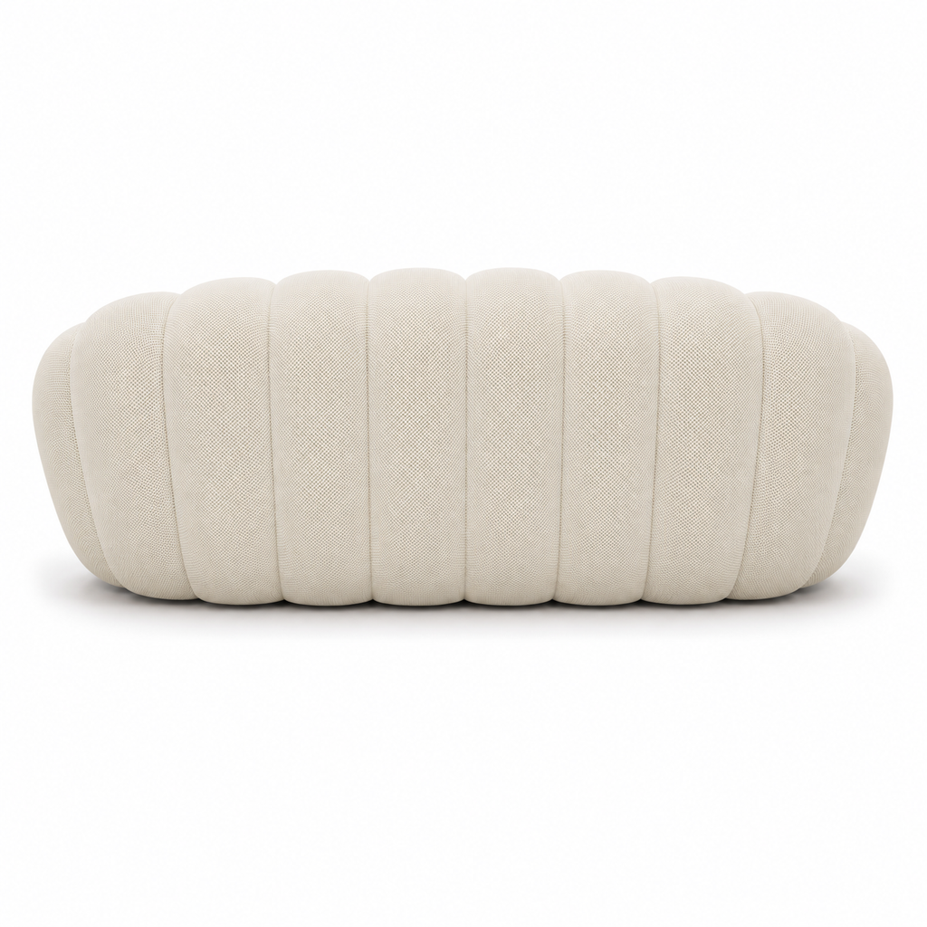 Tissu 3D / Blanc cassé