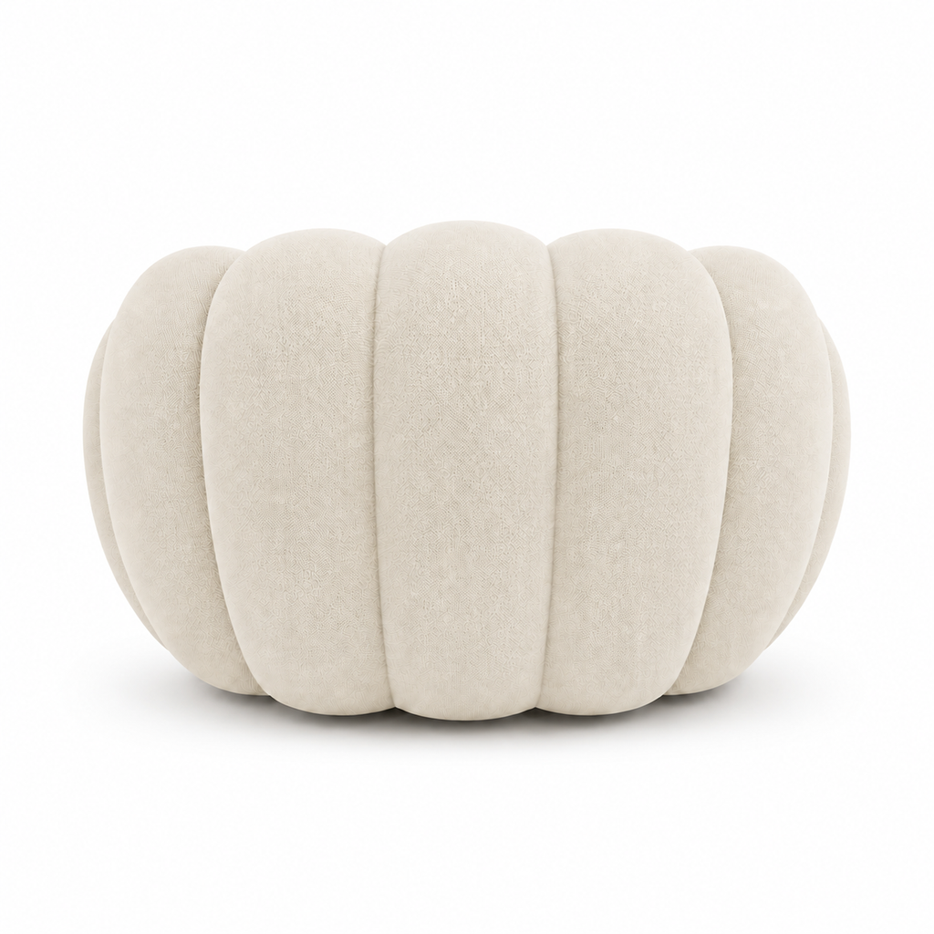 Tissu 3D / Blanc cassé