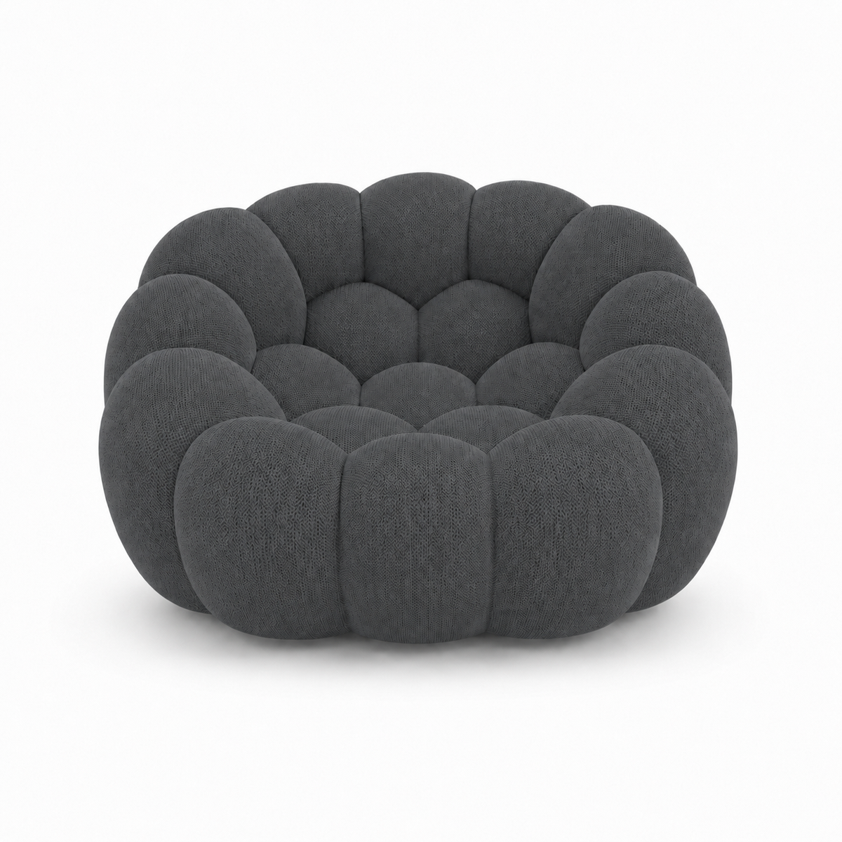 Tissu 3D / Gris anthracite