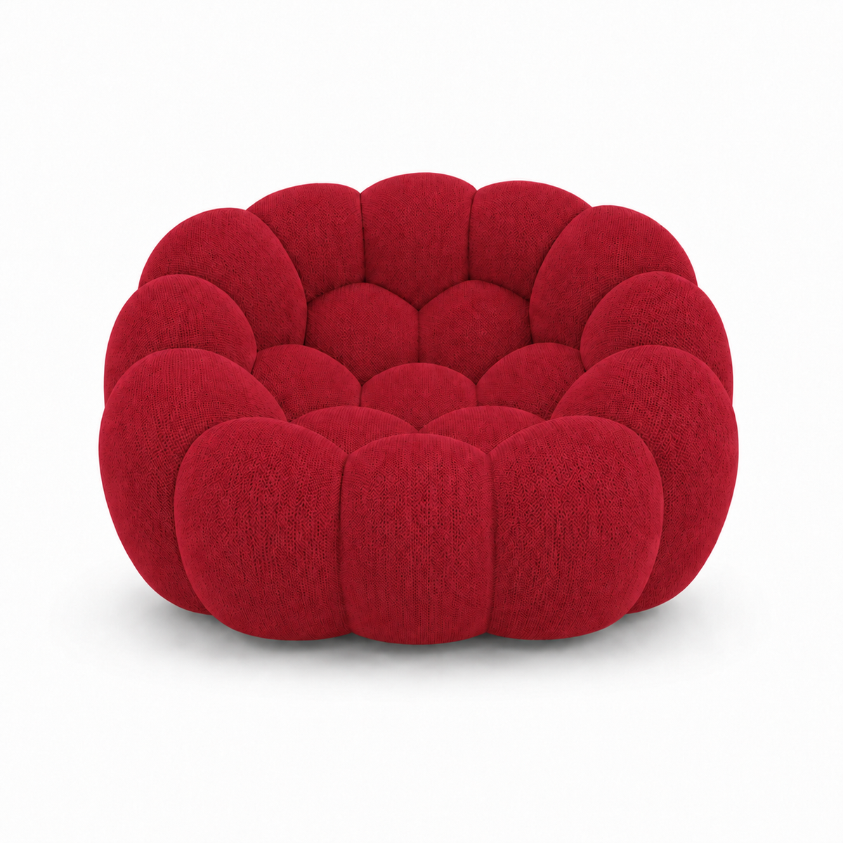 Tissu 3D / Rouge profond