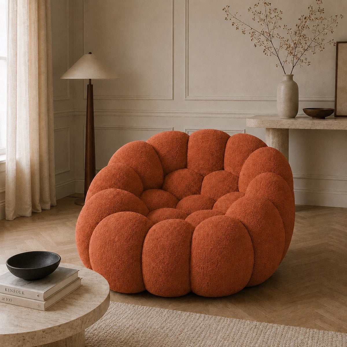 Maille bouclette / Terracotta
