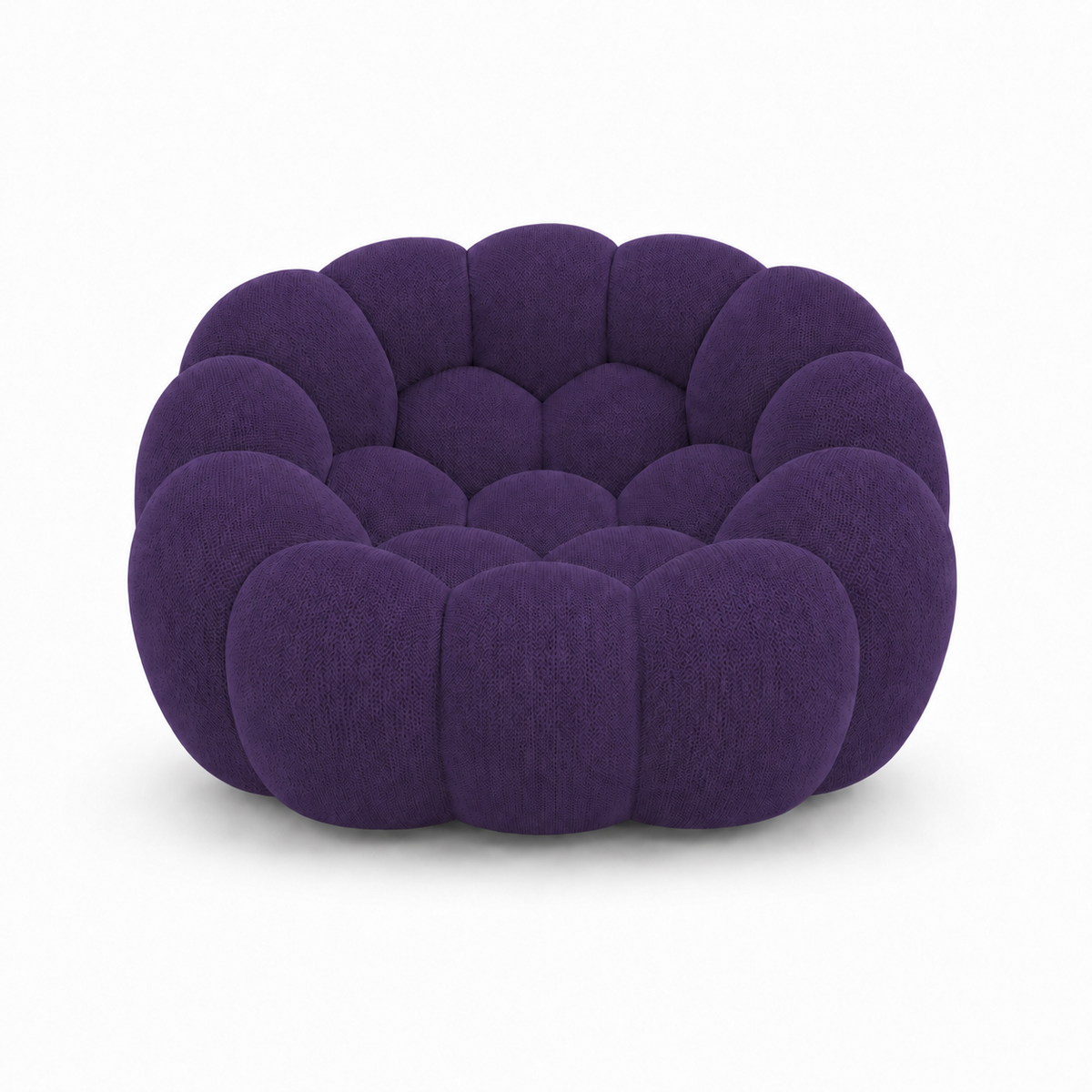 Tissu 3D / Violet foncé