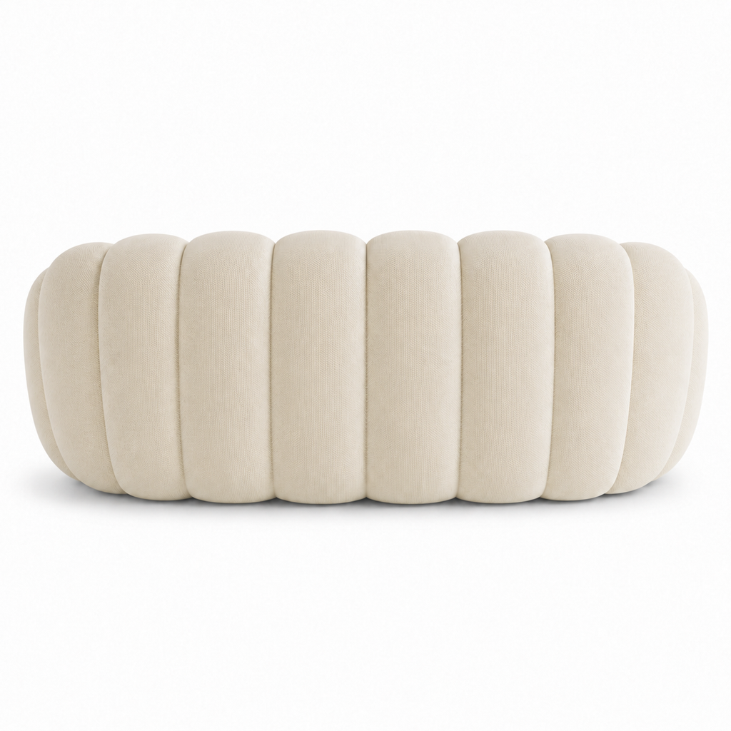 Tissu 3D / Blanc cassé