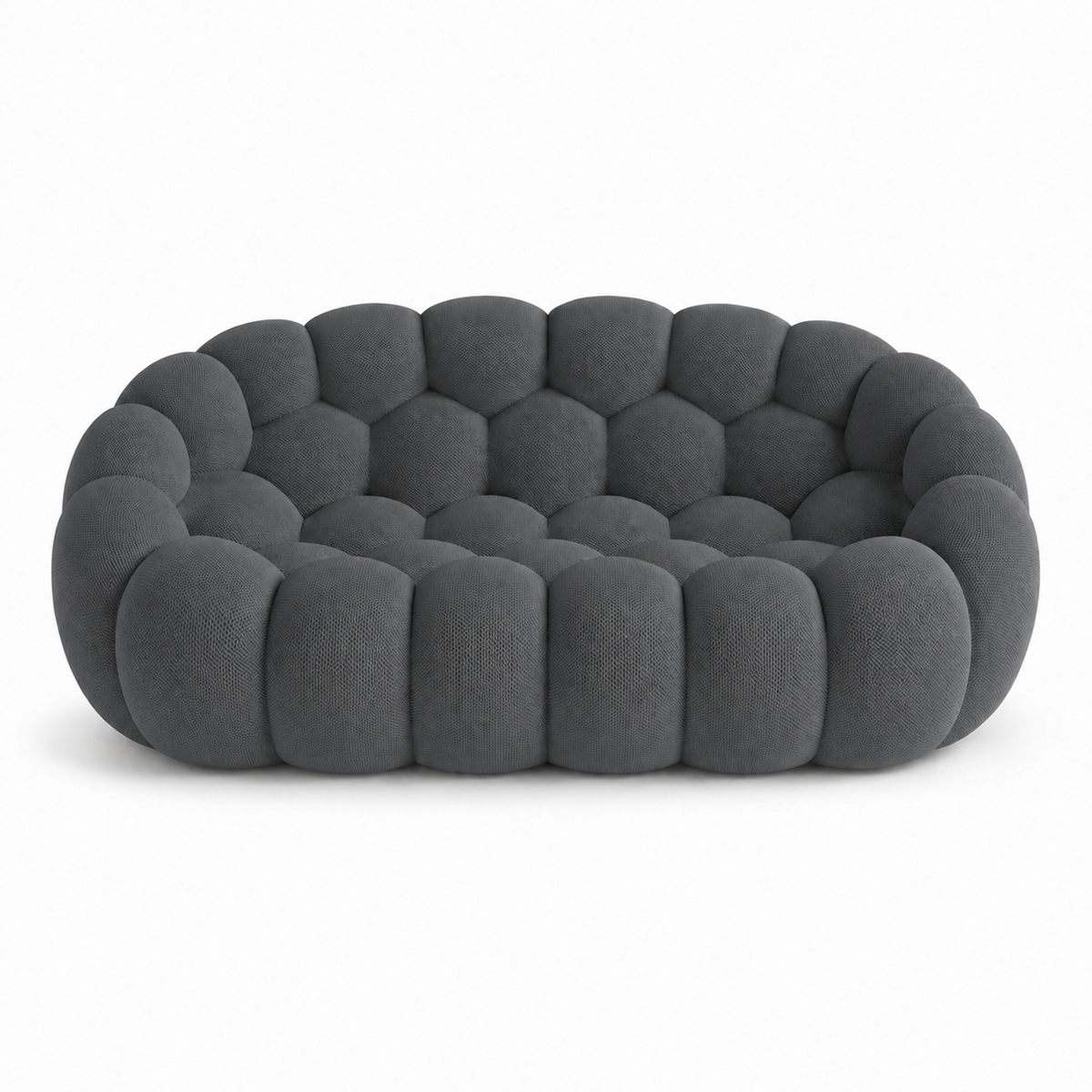 Tissu 3D / Gris anthracite