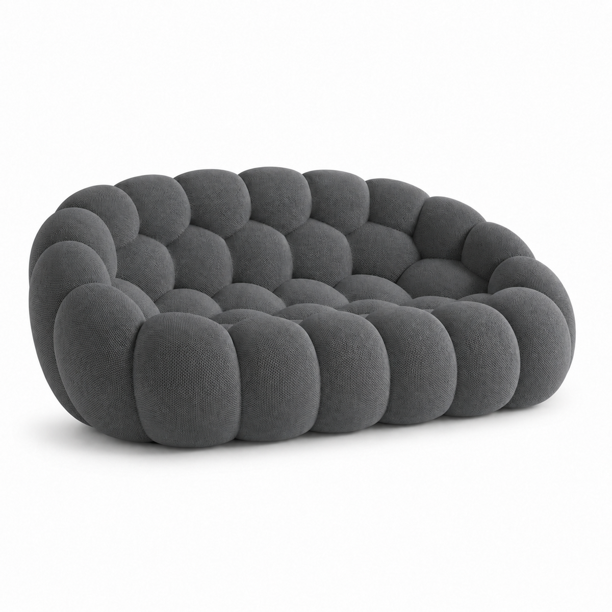 Tissu 3D / Gris anthracite