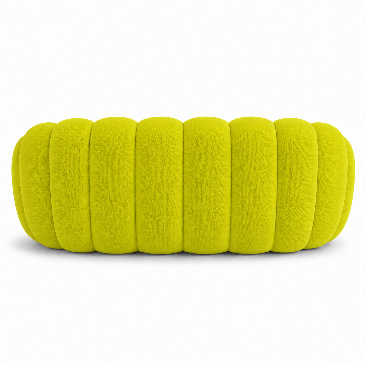 Tissu 3D / Jaune fluo / anis