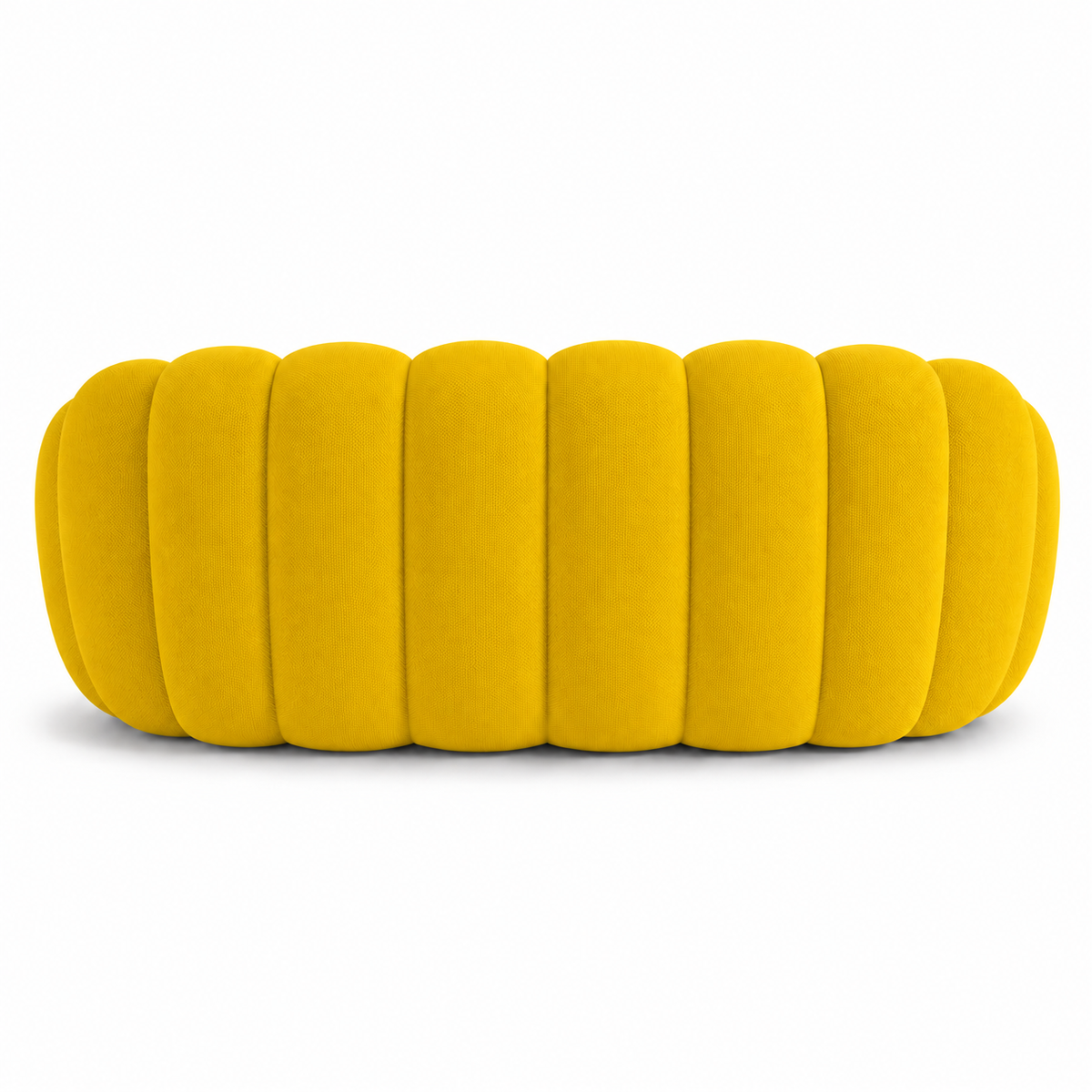 Tissu 3D / Jaune vif chaud