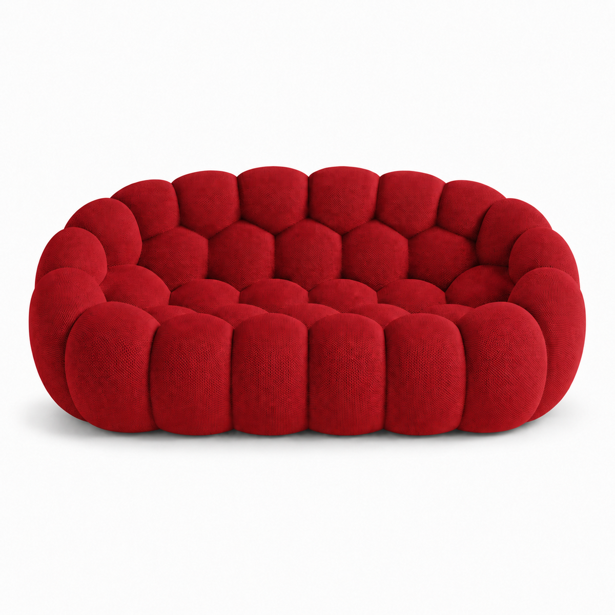 Tissu 3D / Rouge profond