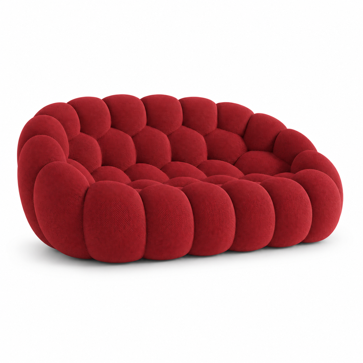 Tissu 3D / Rouge profond