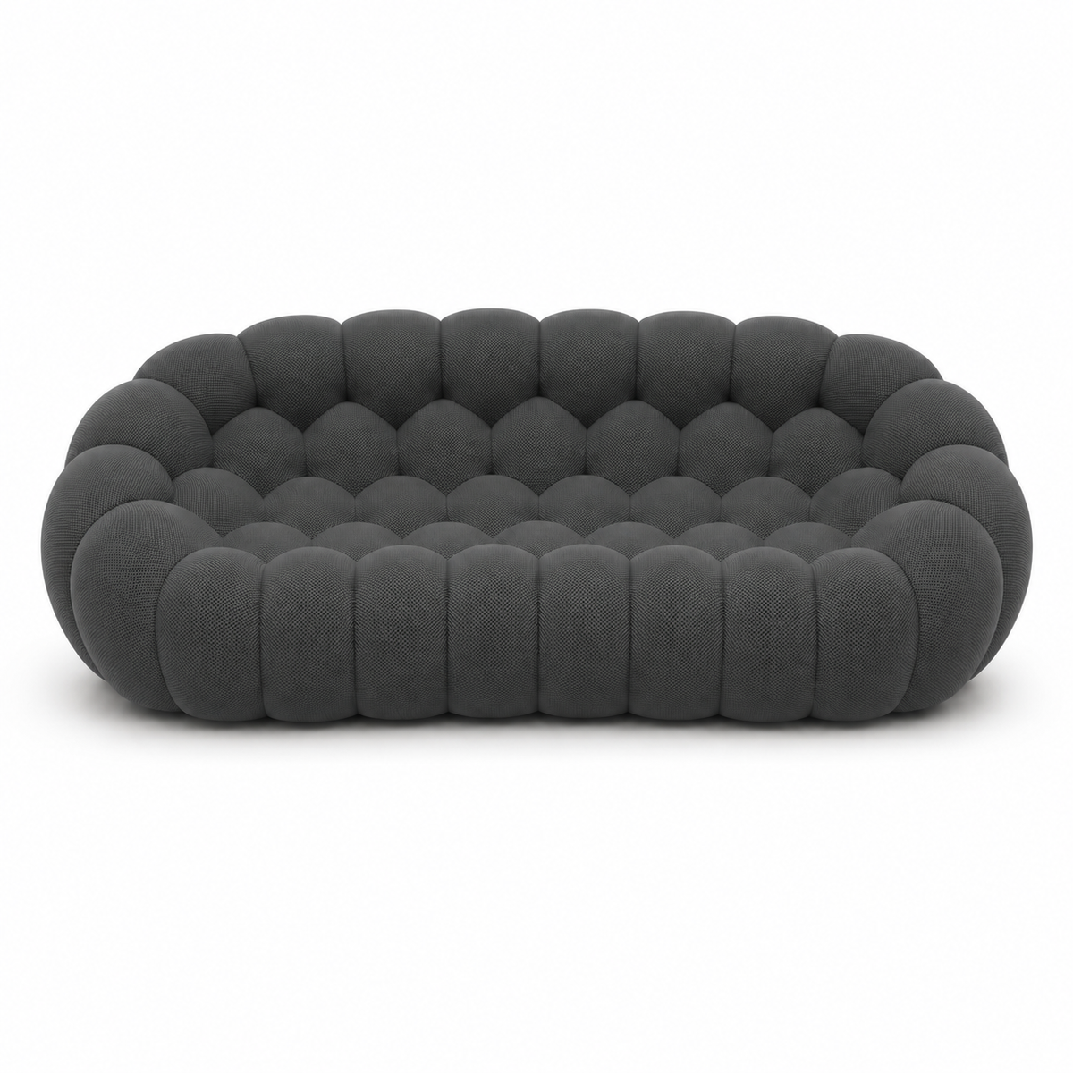Tissu 3D / Gris anthracite