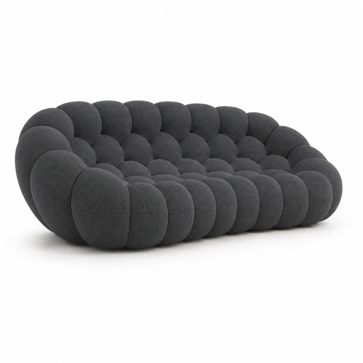 Tissu 3D / Gris anthracite