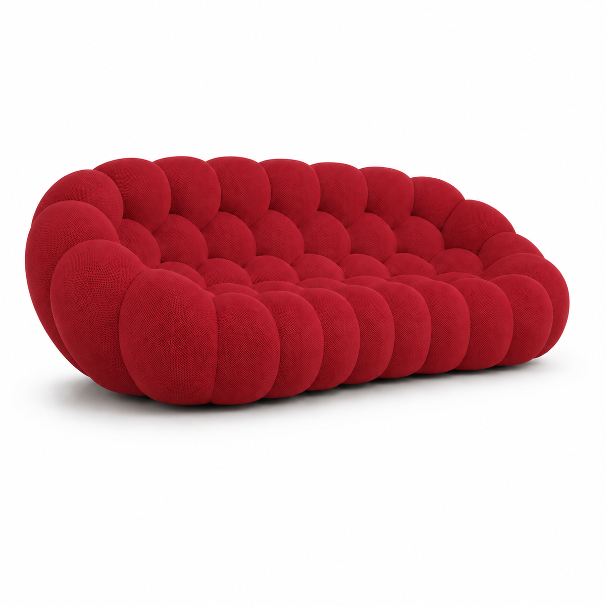 Tissu 3D / Rouge profond