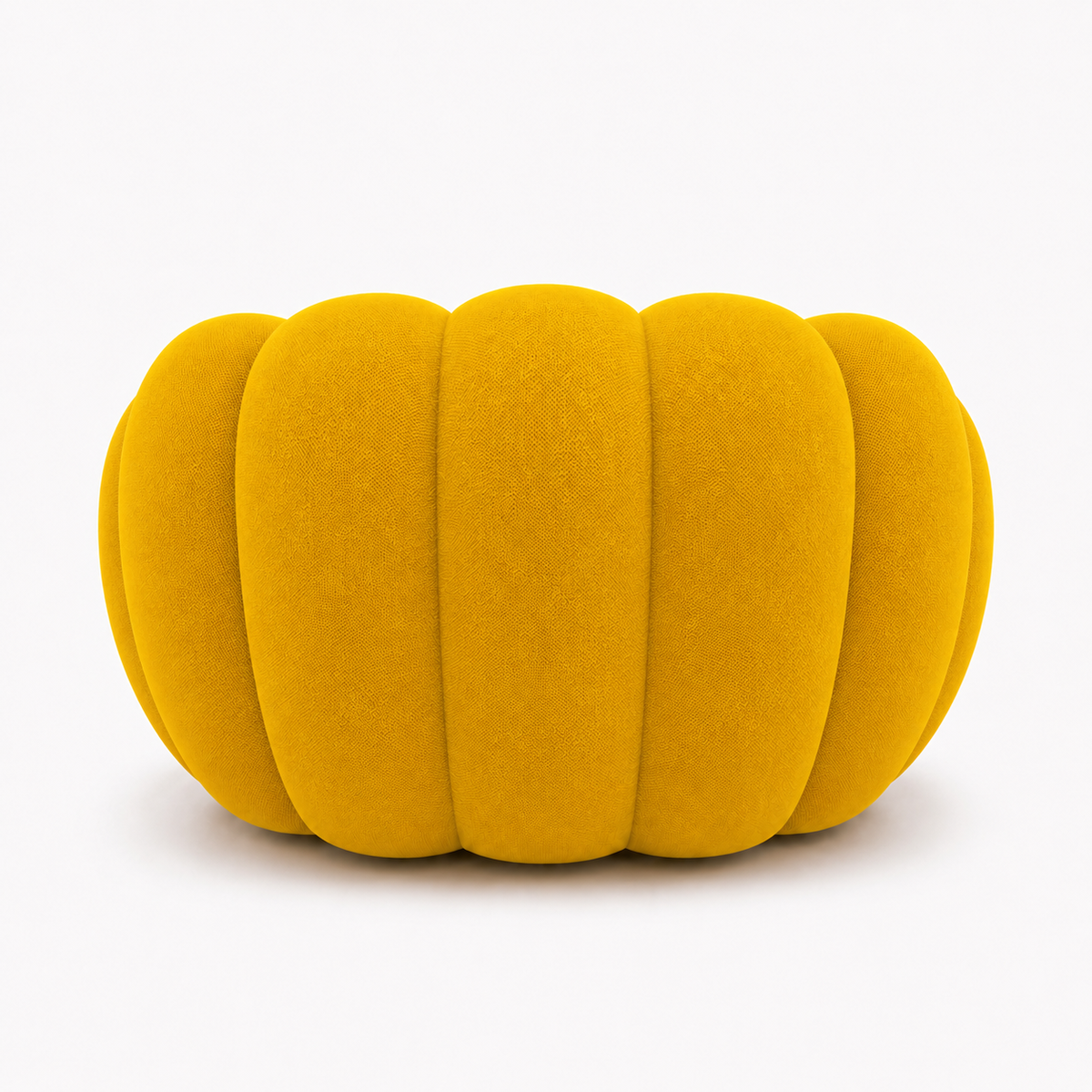 Tissu 3D / Jaune vif chaud