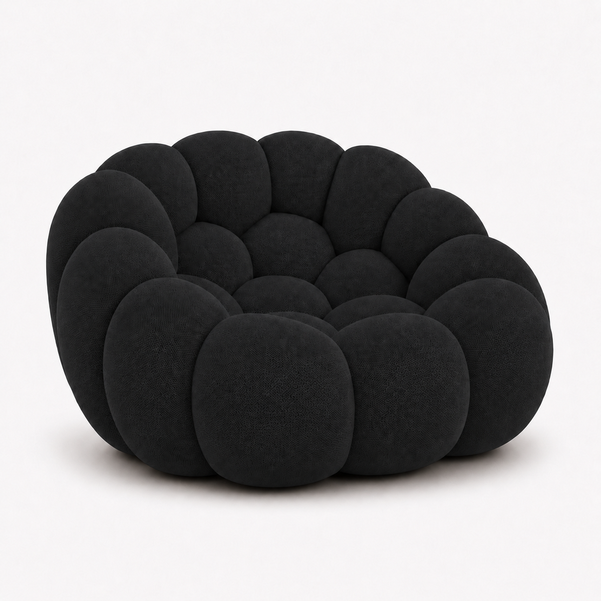 Tissu 3D / Noir textile
