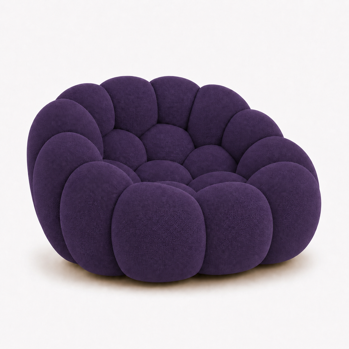 Tissu 3D / Violet foncé