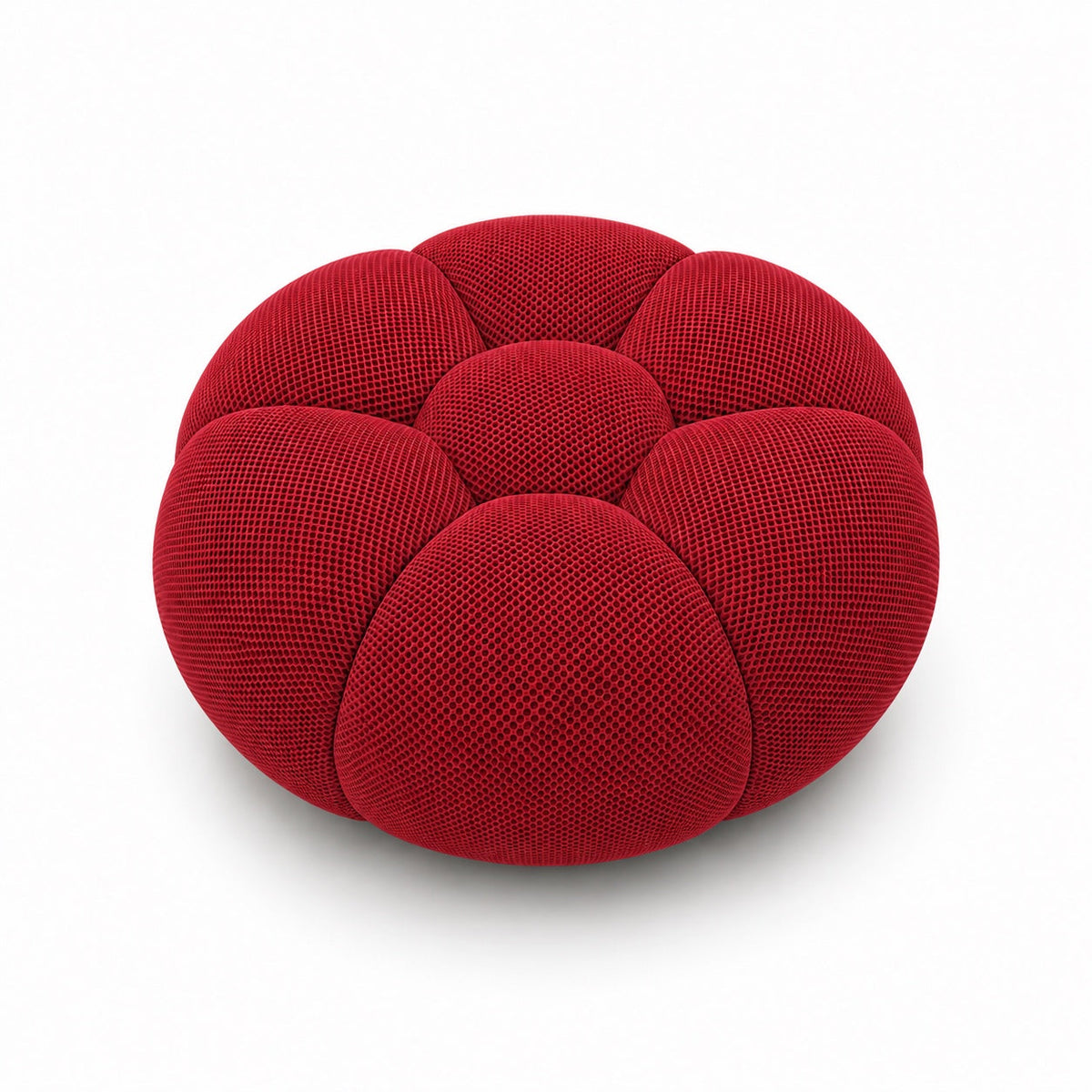 Tissu 3D / Rouge profond