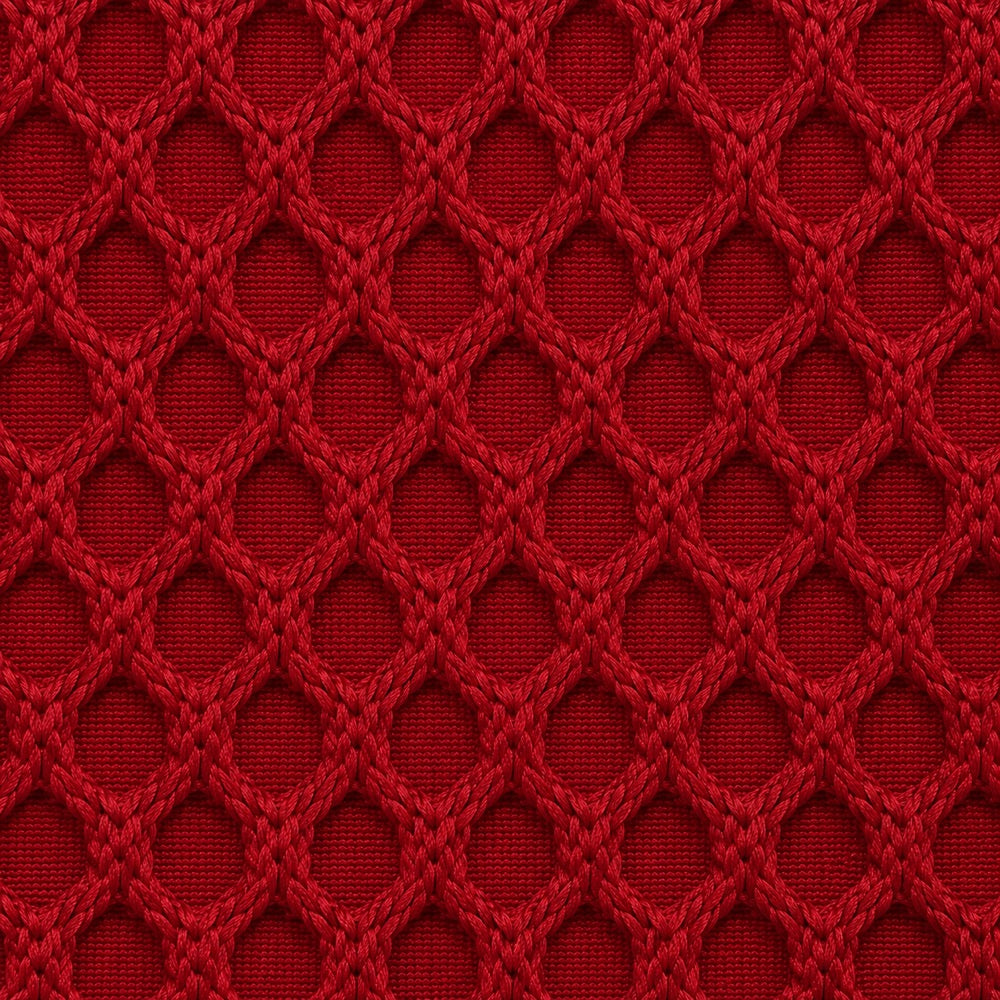 Tissu 3D / Rouge profond
