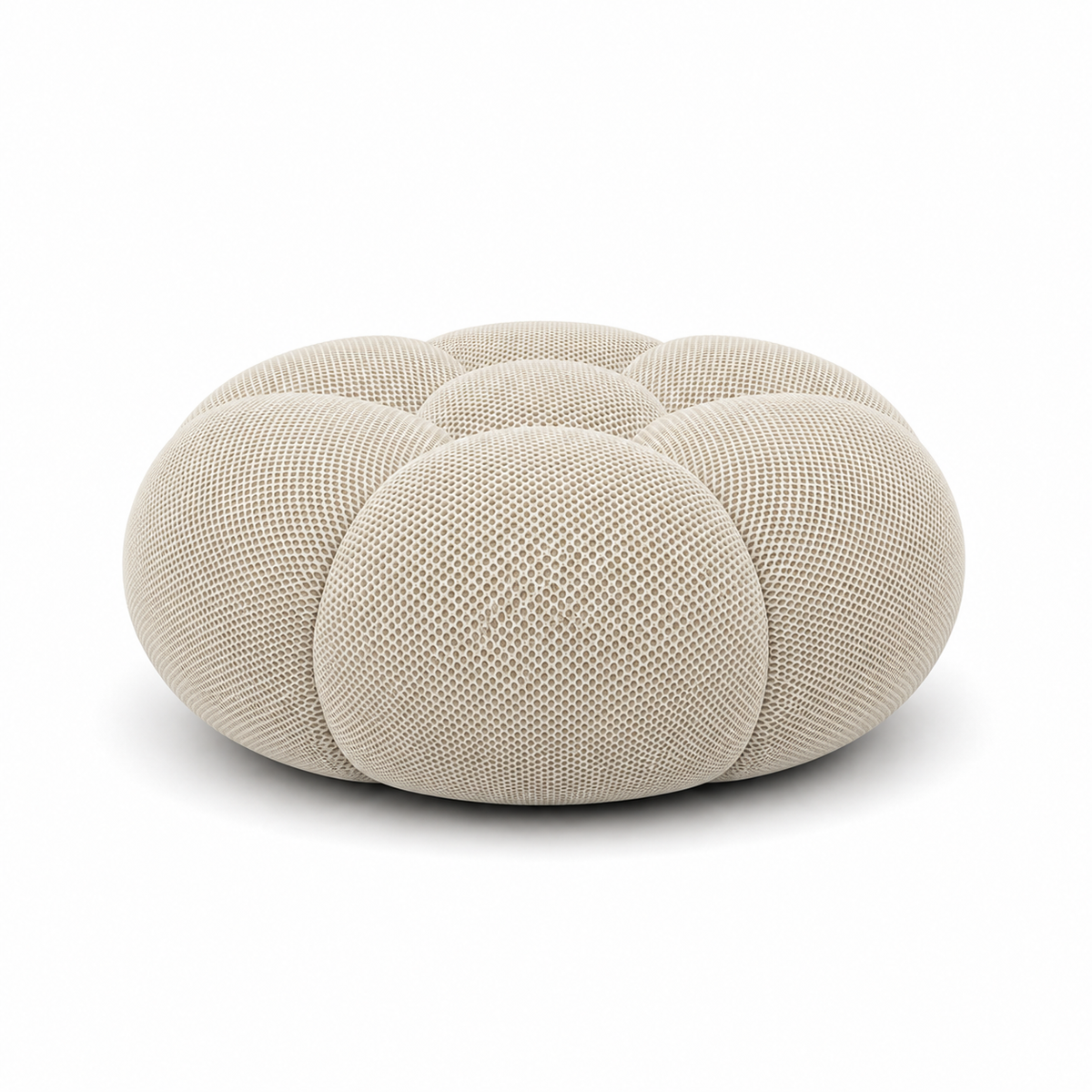 Tissu 3D / Blanc cassé