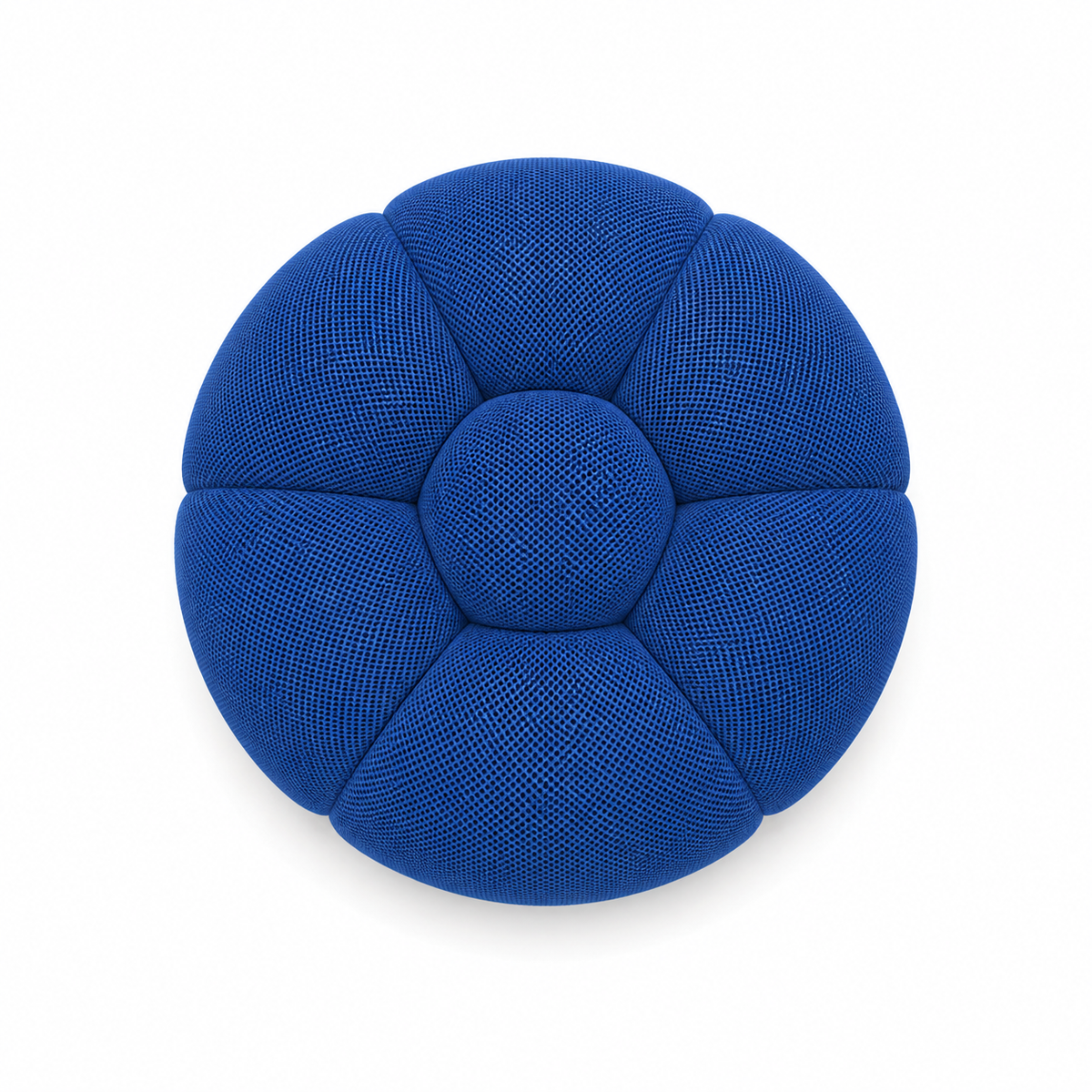 Tissu 3D / Bleu roi