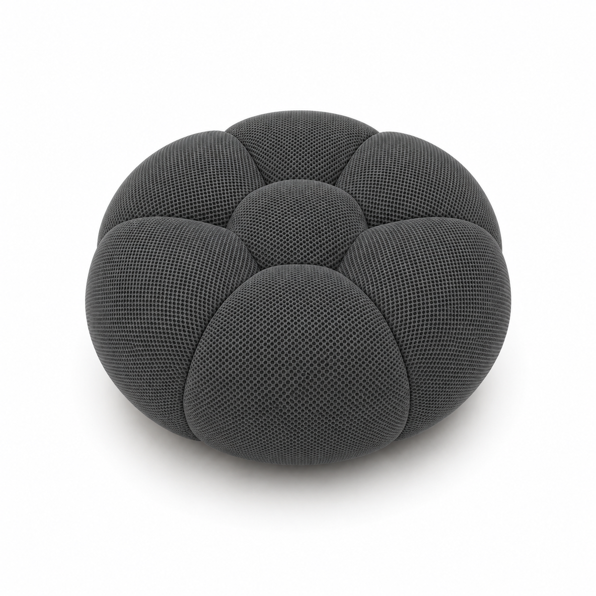 Tissu 3D / Gris anthracite