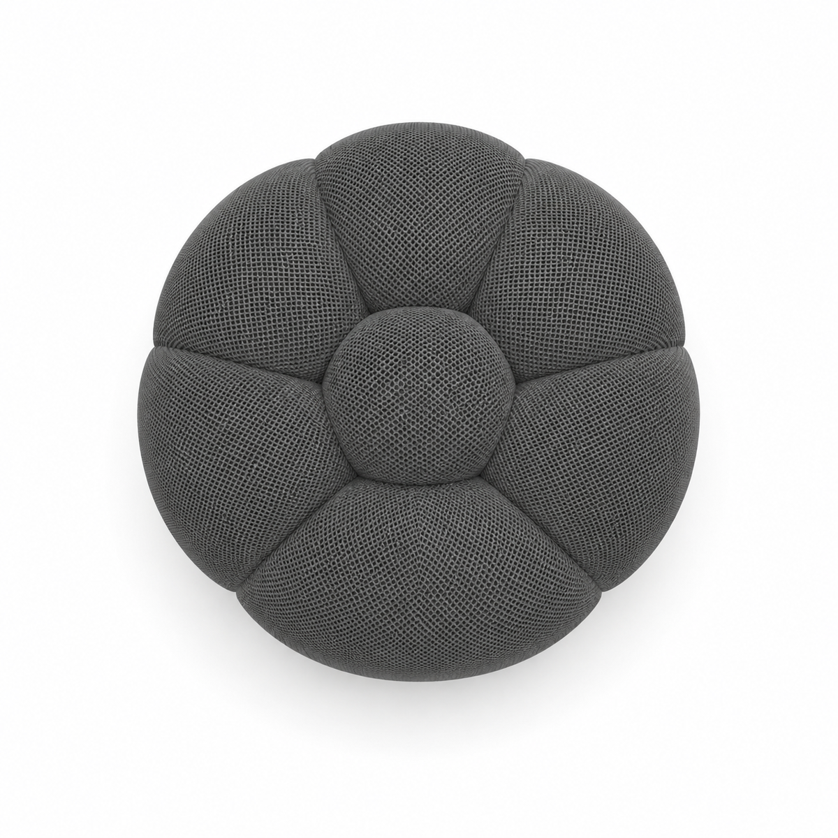 Tissu 3D / Gris anthracite