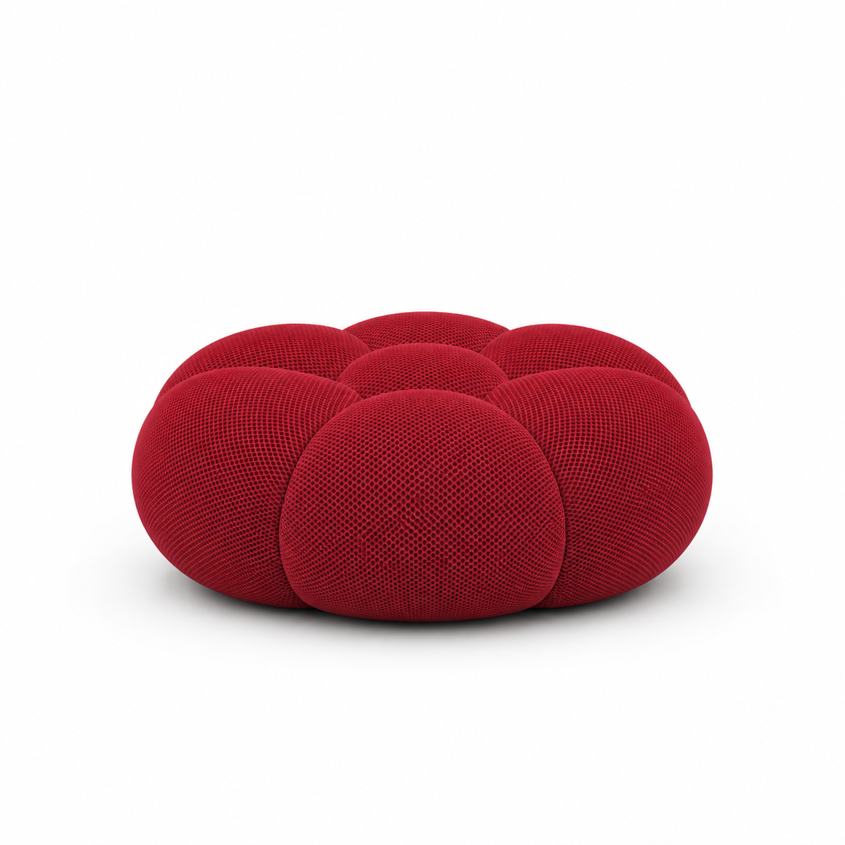Tissu 3D / Rouge profond
