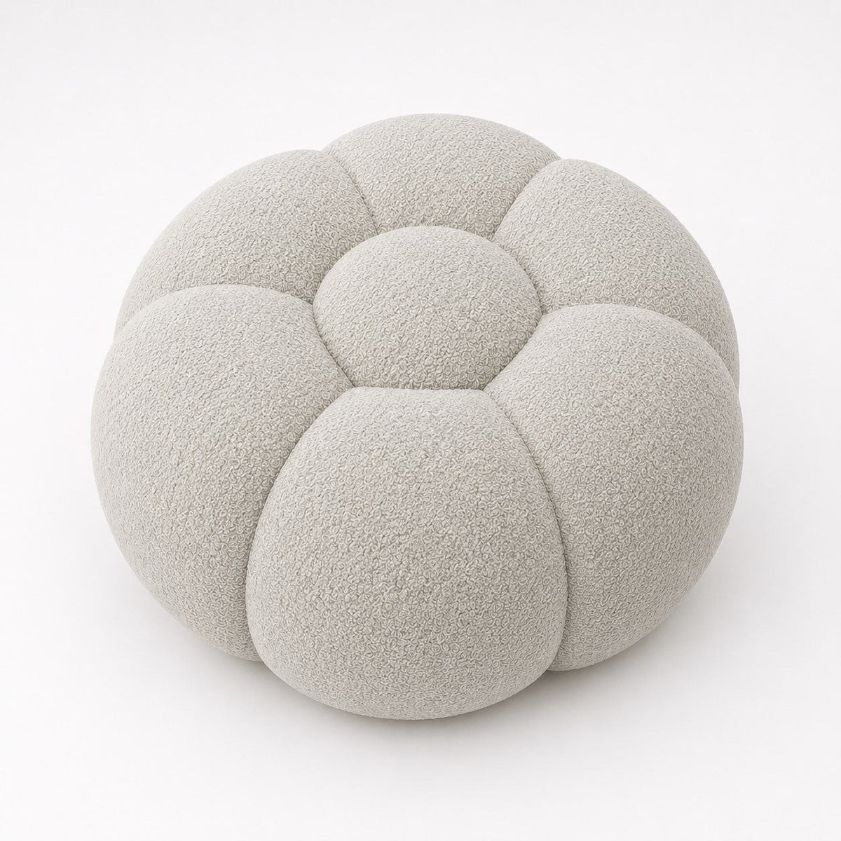 Maille bouclette / Blanc cassé