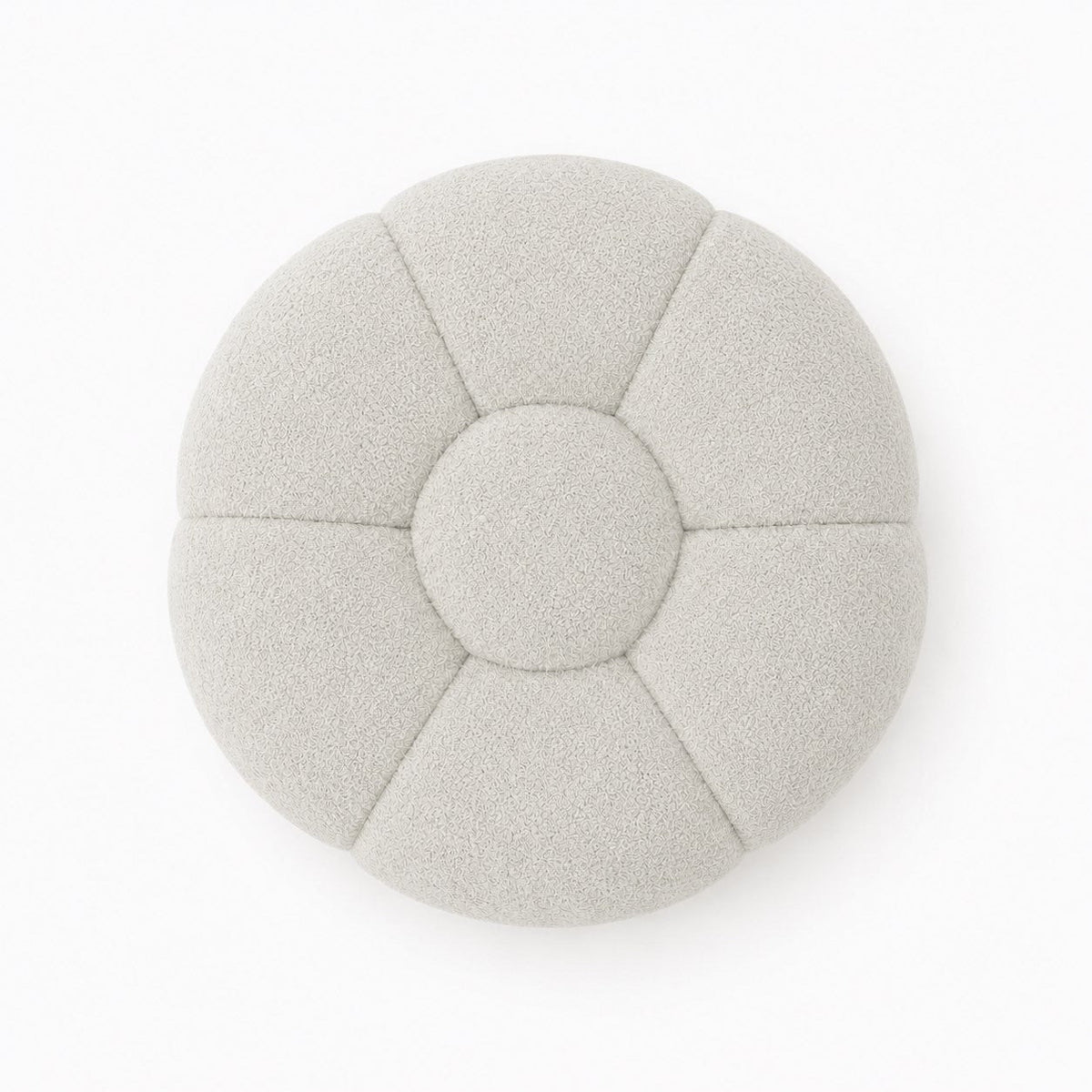 Maille bouclette / Blanc cassé
