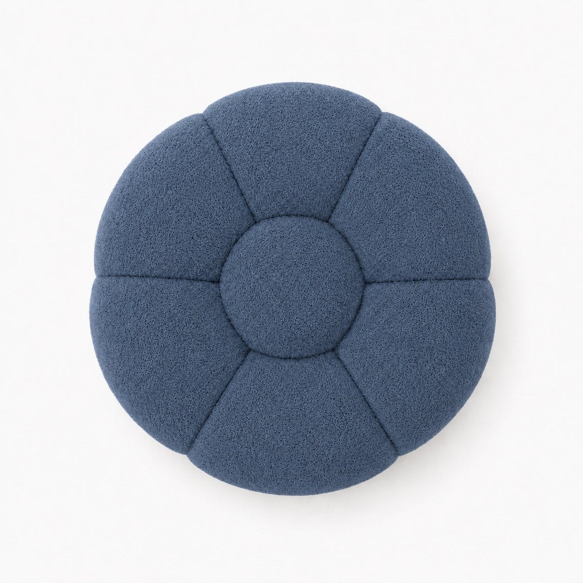Maille bouclette / Bleu gris