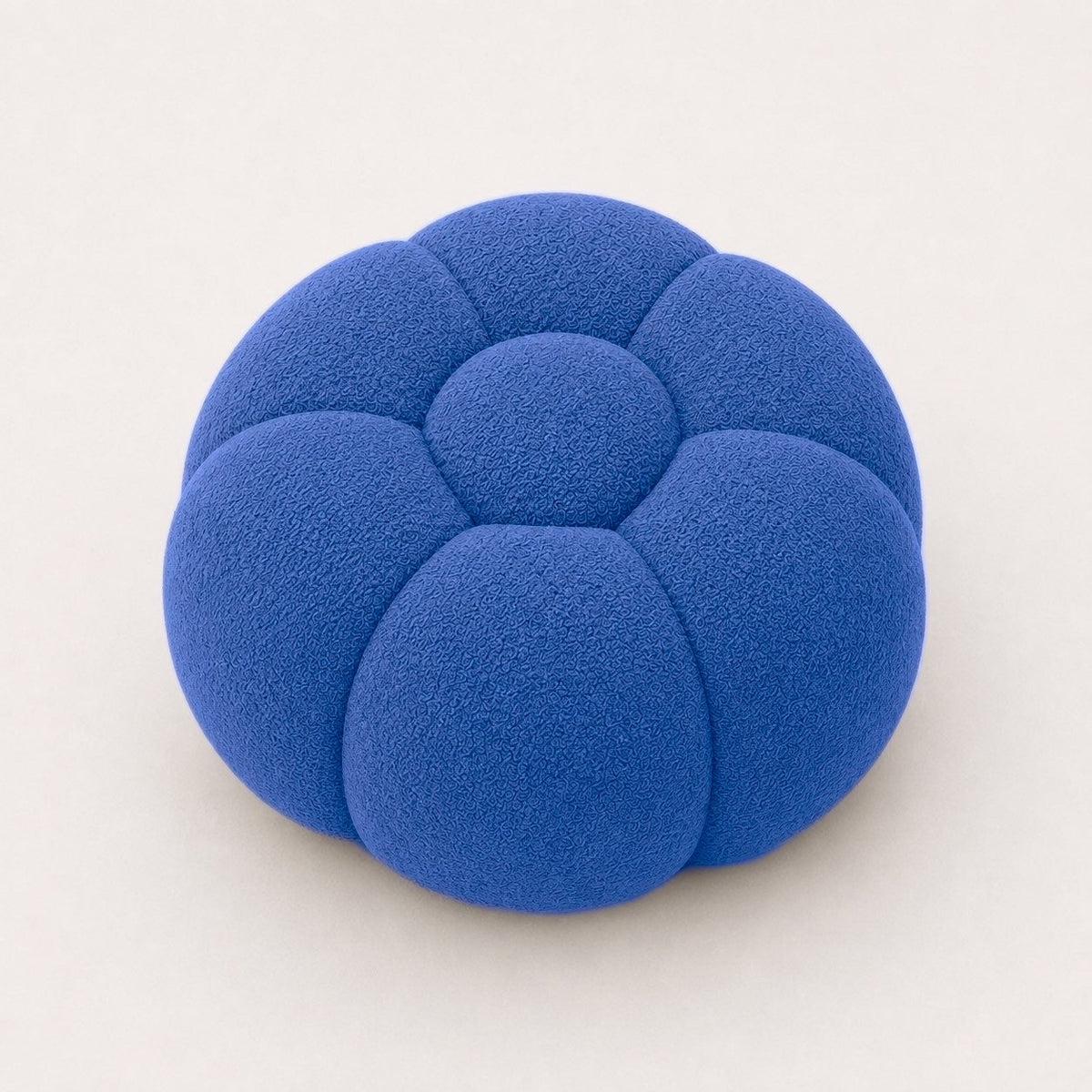 Maille bouclette / Bleu roi