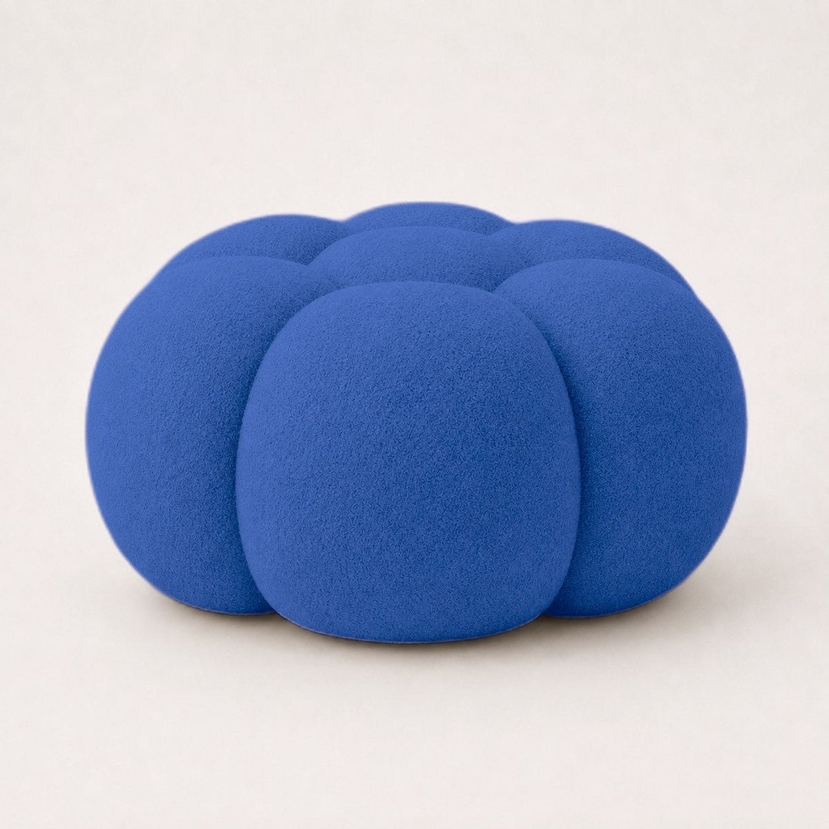Maille bouclette / Bleu roi