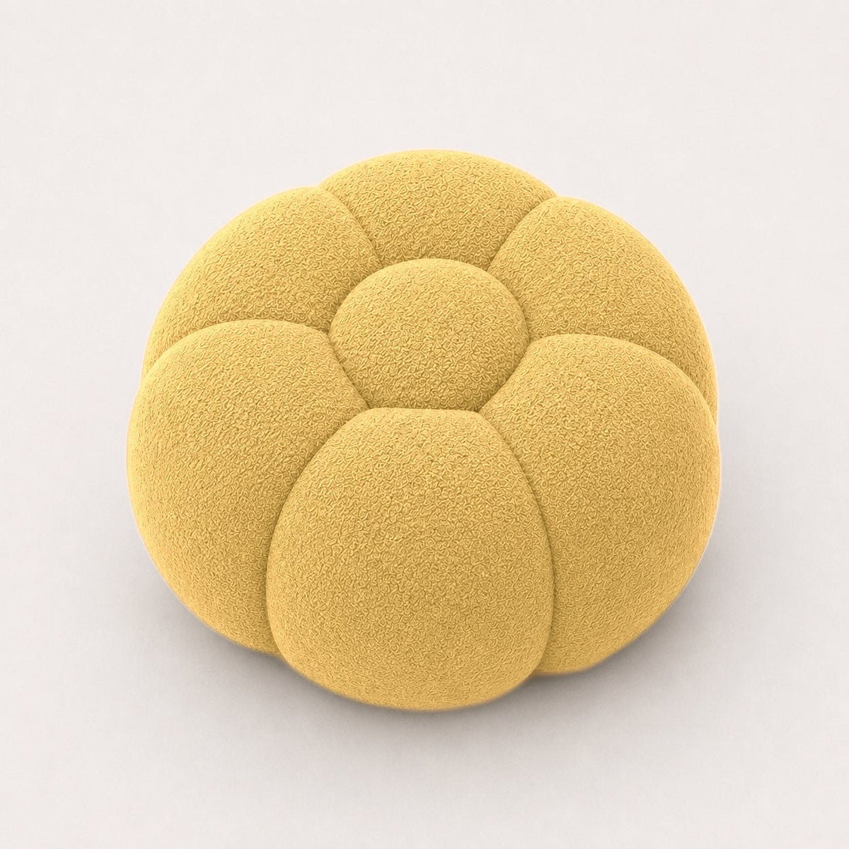 Maille bouclette / Jaune miel