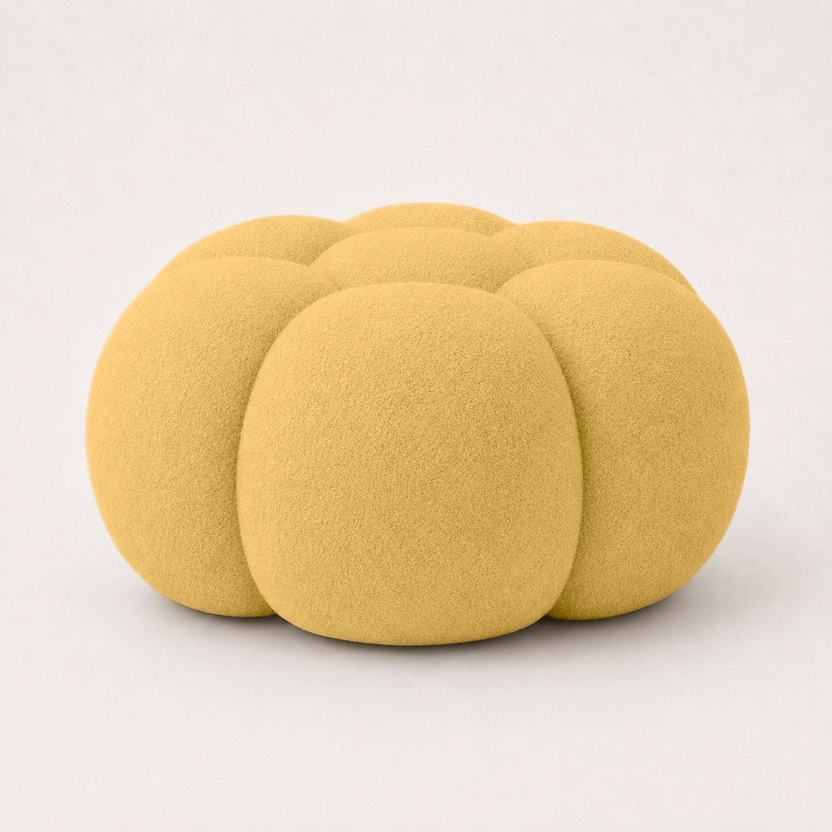 Maille bouclette / Jaune miel