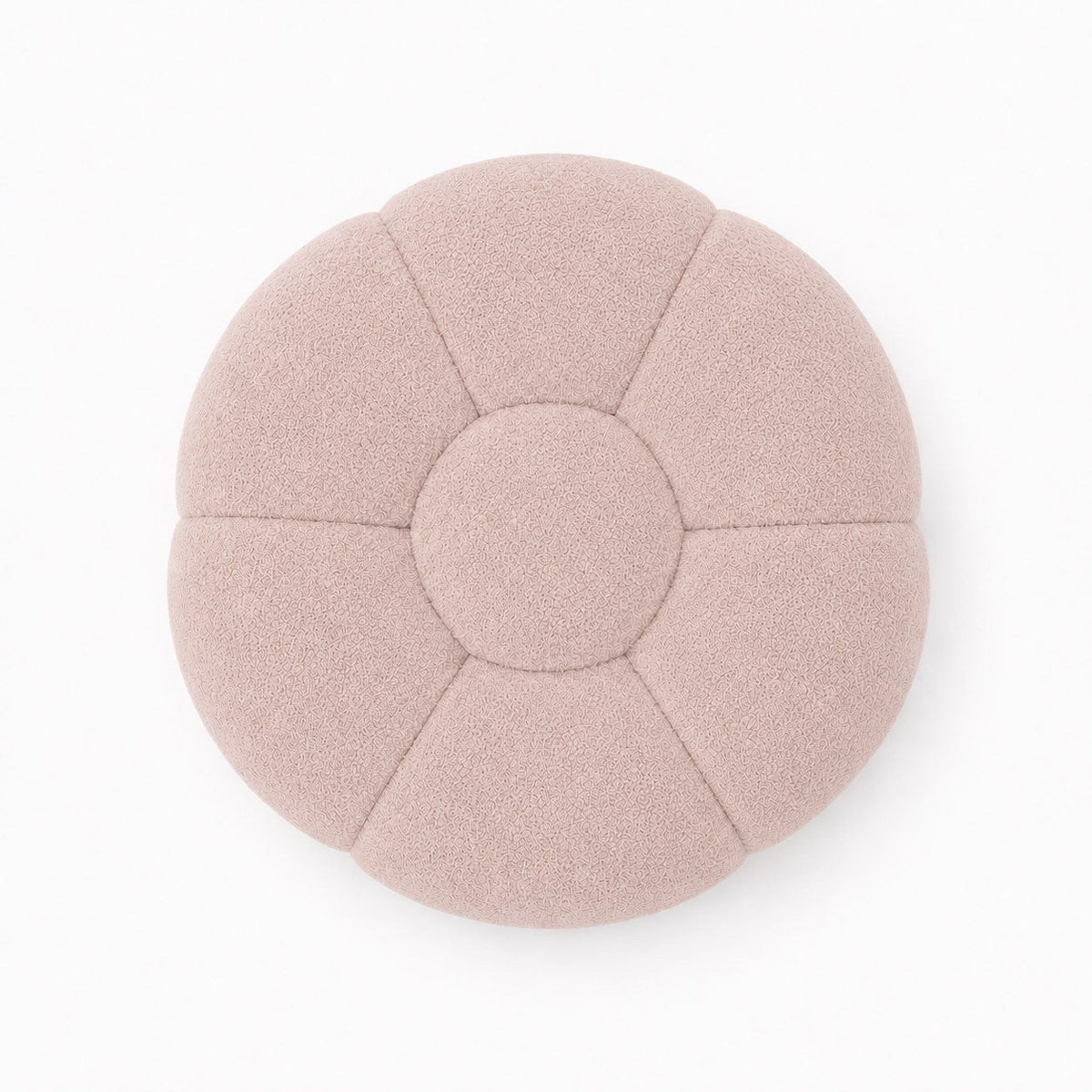 Maille bouclette / Rose poudré