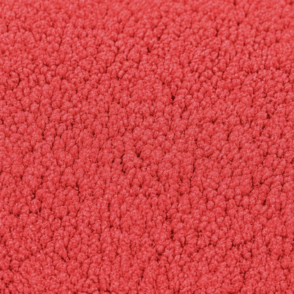 Maille bouclette / Rouge corail