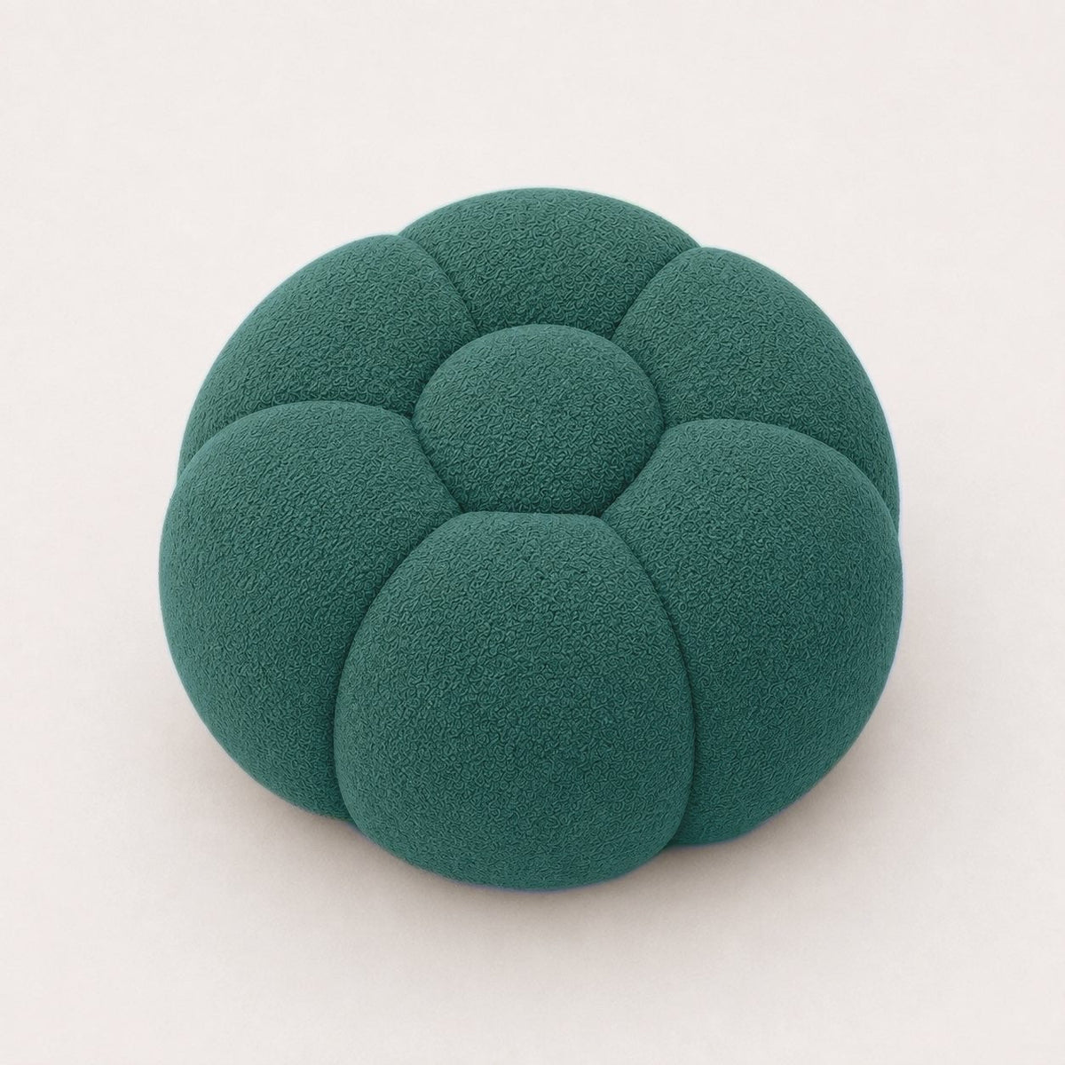 Maille bouclette / Vert canard