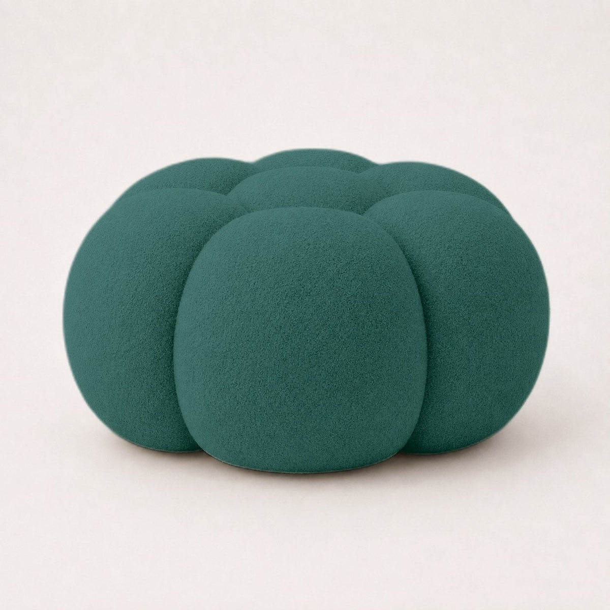 Maille bouclette / Vert canard