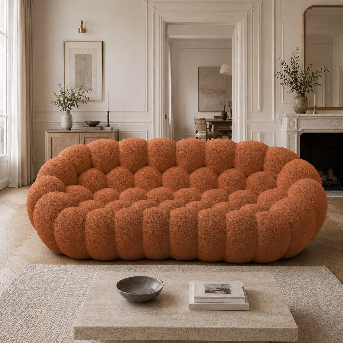 Maille bouclette / Terracotta