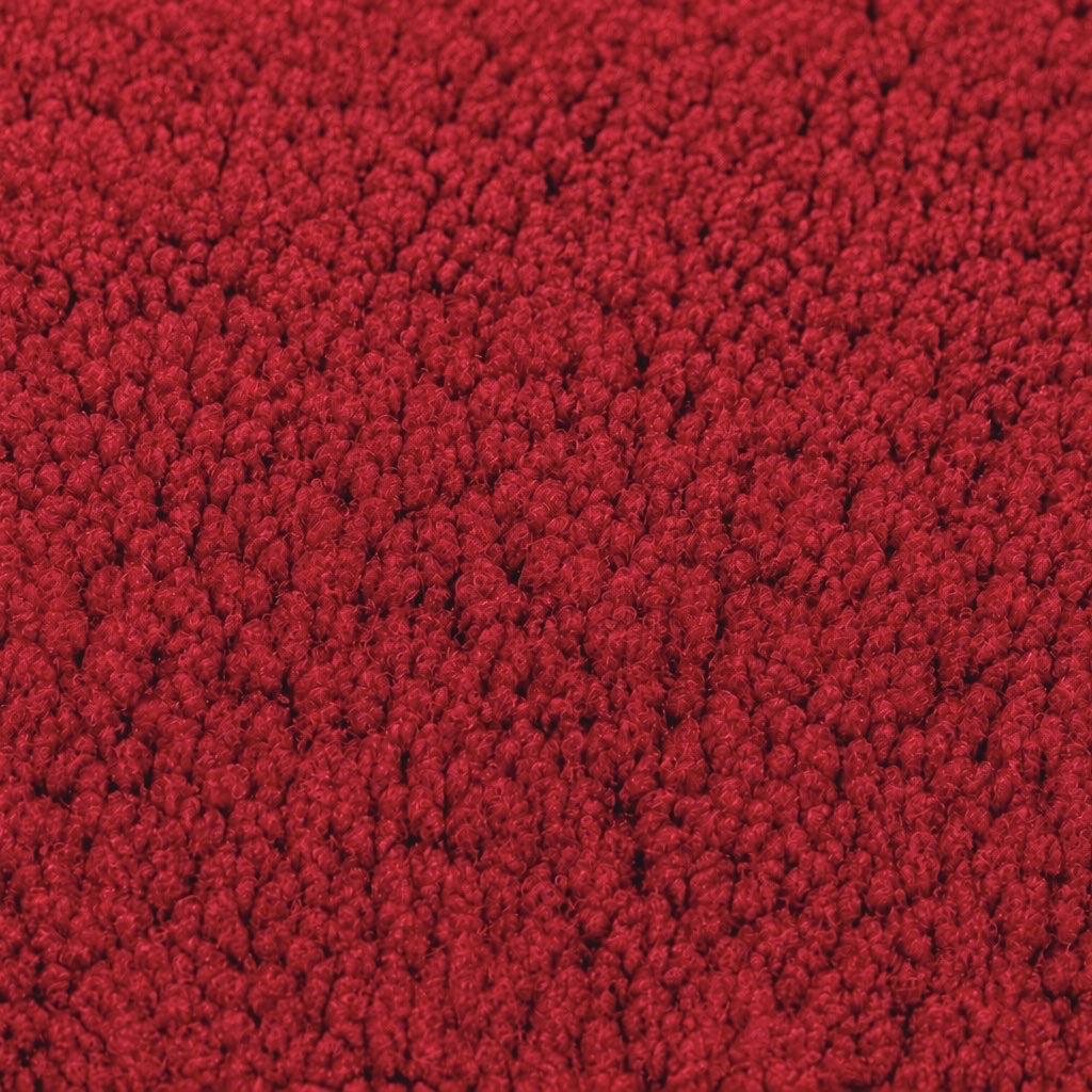 Maille bouclette / Rouge profond